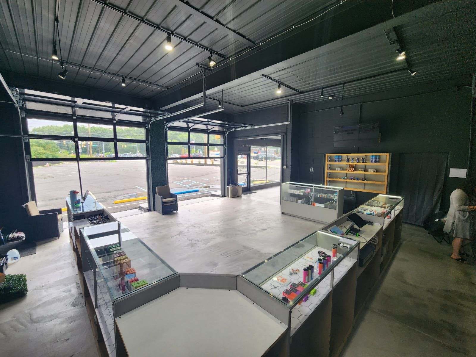 12 FT Wide By 9 FT Tall Full View Garage Door Matt Black Finish With Clear Glass